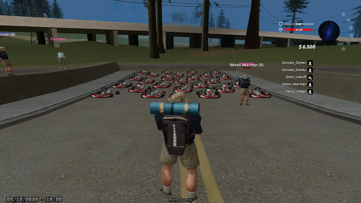 Evento carrera de Karts hasta la nueva isla Oceanview City